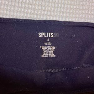 Split59 “Short” Black Flare Leggings (Yoga Pants)